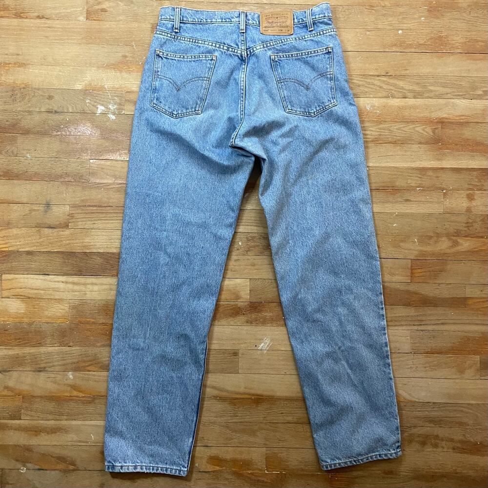 Vintage Levis 550 Jeans Mens 34x34 Blue Relaxed Baggy Taper Skate Loose Tag
